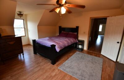 Upstairs west facing bedroom